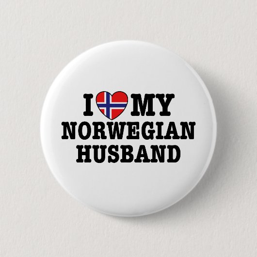 Norwegischer Husband Button (Vorderseite)