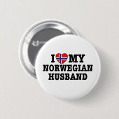Norwegischer Husband Button (Vorne & Hinten)