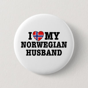 Norwegischer Husband Button
