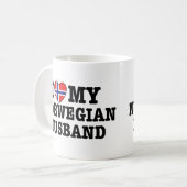Norwegischer Husband Kaffeetasse (Vorderseite Links)