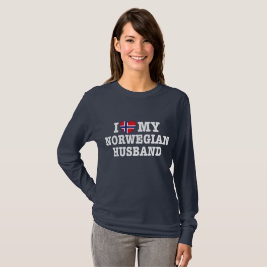 Norwegischer Husband T-Shirt (Vorne ganz)