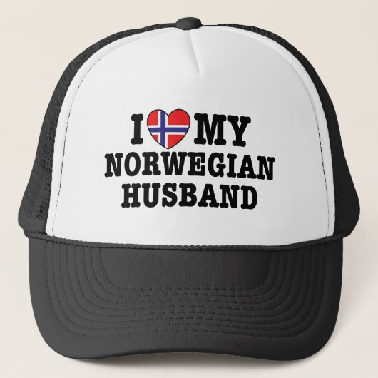 Norwegischer Husband Truckerkappe (Vorderseite)