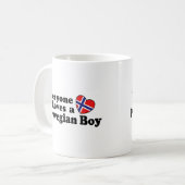 Norwegischer Junge Kaffeetasse (Vorderseite Links)