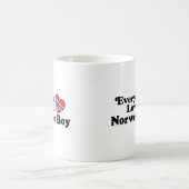 Norwegischer Junge Kaffeetasse (Mittel)