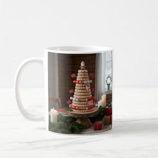Norwegischer Kransekake-Becher Kaffeetasse (Links)