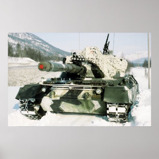 Norwegischer Leopard 1 Poster (Vorne)
