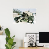 Norwegischer Leopard 1 Poster (Heimbüro)