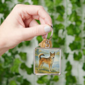 Norwegischer Lundehund Schlüsselanhänger (Hand)