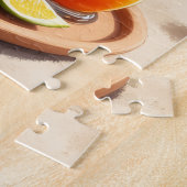 Norwegischer Lundehund Strand Szene Puzzle (Seite)