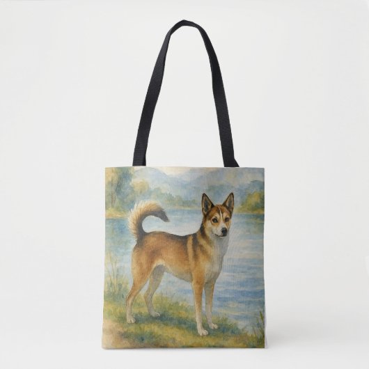 Norwegischer Lundehund Tasche (Vorderseite)