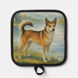 Norwegischer Lundehund Topflappen