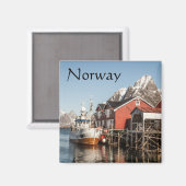 Norwegischer Magnet (Vorderseite/Rückseite)
