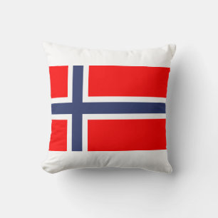 Norwegischer "National Flag European Symbol Patter Kissen