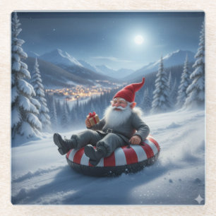 Norwegischer Nisse Schlittenfahren, Untersetzer