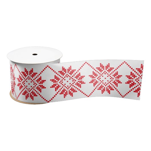 Norwegischer Pullover-Stil. Satinband (Spule)