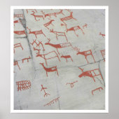 Norwegischer Rock Alta Fjord Poster (Vorne)