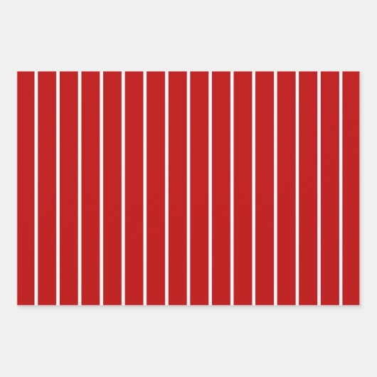 Norwegischer Roter Streifen Schwarz & Weiße Punkte Geschenkpapier Set (Vorderseite 2)