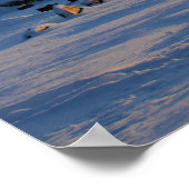 Norwegischer Schnee Poster (Ecke)