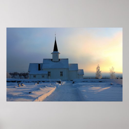 Norwegischer Schnee Poster (Vorne)