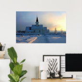 Norwegischer Schnee Poster (Heimbüro)