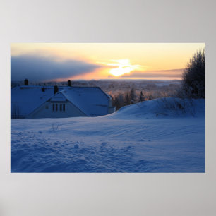 Norwegischer Schnee Poster