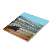 Norwegischer See Lillehammer im Frühjahr Fliese (Seite)