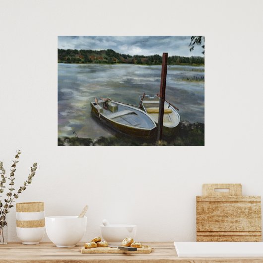 Norwegischer See Poster (Küche)