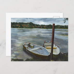 Norwegischer See Postkarte