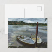 Norwegischer See Postkarte (Vorne/Hinten)