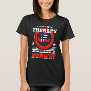 Norwegischer Skandinavien Hirsch Nordkappe Norwege T-Shirt