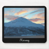 Norwegischer Sonnenaufgang Mousepad (Vorne)
