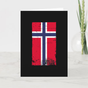 Norwegischer Stolz Reise Urlaub Norwegen Flagge Karte