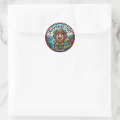 Norwegischer Troll-Folklore Norwegen Runder Aufkleber (Tasche)