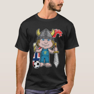 Norwegischer Troll-Fußball-Norge-Norwegen-Geschenk T-Shirt