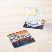 Norwegischer Untersetzer für Fischerdorf Art (Vor Ort)