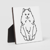 Norwegischer Waldkatze-Cartoon Fotoplatte (Vorderseite)