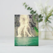 Norwegischer Wasserfall 2 Postkarte (Stehend Vorderseite)