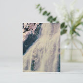 Norwegischer Wasserfall Postkarte (Stehend Vorderseite)