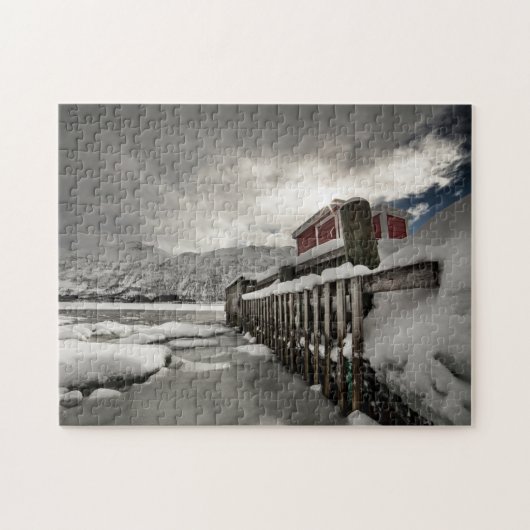 Norwegischer Winter Puzzle (Horizontal)