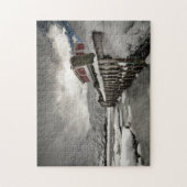 Norwegischer Winter Puzzle (Vertikal)