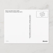 Norwegischer Zug kommt in Oslo S an Postkarte (Rückseite)