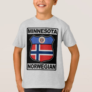 Norwegisches amerikanisches T-Shirt Minnesota