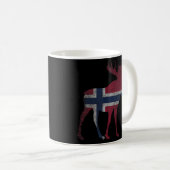 Norwegisches Camping Kaffeetasse (VorderseiteRechts)