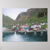 Norwegisches Dorf Poster (Vorne)