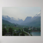 Norwegisches Dorfposter Poster (Vorne)