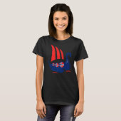 Norwegisches Drachenschiff T-Shirt (Vorne ganz)