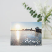 Norwegisches Eis Postkarte (Stehend Vorderseite)
