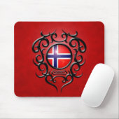 Norwegisches Eisen Stammes- Mousepad (Mit Mouse)