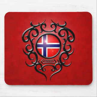 Norwegisches Eisen Stammes- Mousepad