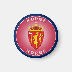 Norwegisches Erbe-Emblem Magnet